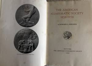 Adelson H.L. The American Numismatic Society ... 