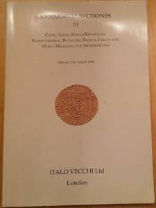 Vecchi I. Nummorum Auctiones No.10. Celtic, ... 