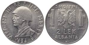 ALBANIA. VITTORIO EMANUELE III, 1939-1943. - ... 