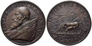 MEDAGLIE PAPALI. Paolo III (1534-1549). ... 