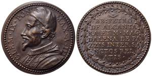 MEDAGLIE PAPALI. Clemente IX (1667-1669). ... 