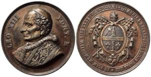 ROMA. Leone XIII (1878-1903) Medaglia 1887 ... 