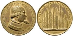 MILANO. Medaglia 1886 Giovanni Galeazzo ... 