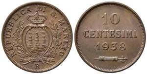 SAN MARINO. Vecchia monetazione (1864-1938) ... 