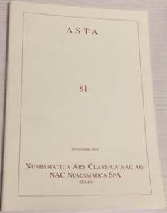 NAC - NUMISMATICA ARS CLASSICA. Auction no. ... 