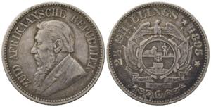 SUDAFRICA. Repubblica. 2 1/2 Shillings 1895. ... 