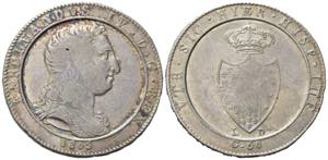 NAPOLI. Ferdinando IV (1759-1816). Mezza ... 