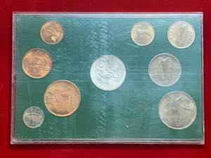 ESTERE. IRLANDA. Serie di 9 monete 1966. FDC