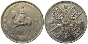 GRAN BRETAGNA. Elisabetta II. 5 Shillings ... 