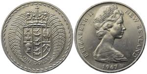 NUOVA ZELANDA. Elisabetta II. One dollar ... 