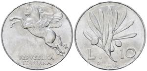 Repubblica Italiana. 10 lire 1950. FDC