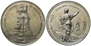 Medaglia Buenos Aires 2 Giugno 1904 - Al ... 