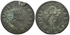 FRANCIA. Henry IV (1589-1610). Double ... 