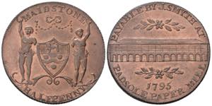 GRAN BRETAGNA. Half penny Token 1795. ... 