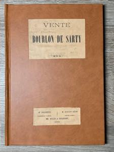 BOURLON DE SARTY. Catalogue des tableaux & ... 