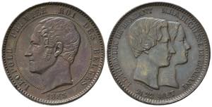 BELGIO. Medallic Issues. 10 Centimes 1853. ... 