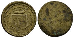 Pesi monetali. Luigi di Francia (15,30 g). ... 