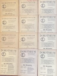 DOROTHEUM - Lotto di 12 listini anni 60 ... 