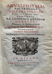 Muratori Ludovico Antonio - Annali dItalia, ... 
