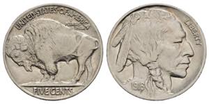 STATI UNITI. 5 cents 1916 Indian Head or ... 