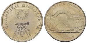GRECIA. 500 Dracme 2000 - Olimpiadi Atene ... 