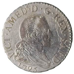 Savoia. Vittorio Amedeo III. 10 soldi 1795 ... 