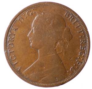 Great britain. Victoria half penny 1871 ... 