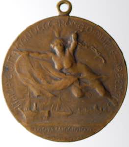 Garibaldi. Medaglia 1907 AE gr. 9,18 mm 32
