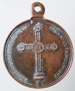 Medaglie papali. Pio IX medaglia giubileo ... 