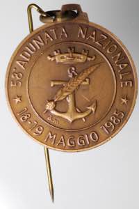 Alpini. Medaglia 58a adunata La Spezia 1985