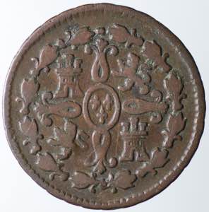 Spain. Carlo III Segovia 2 maravedis 1788