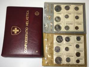 Switzerland. Set coins 1974 e 1975 in ... 