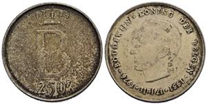 BELGIO. 250 Francs 1976. Ag. 24,82 g. ... 