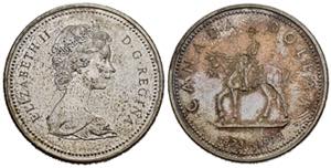 CANADA. Elisabetta II. Dollaro 1973. Ag ... 