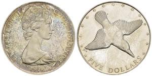 COOK ISLANDS. 5 Dollari 1976. Ag (28 g). ... 