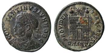 Costantino II (316-337). Antiochia. Nummus ... 