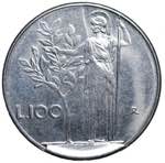 100 lire Minerva data ... 