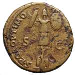 Traiano (104-111). Dupondio AE gr. 11,5 mm ... 