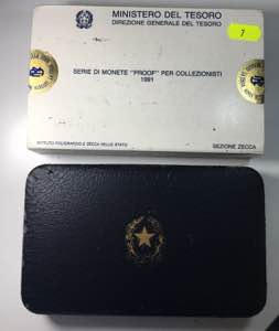 REPUBBLICA ITALIANA. Serie di monete 1991 ... 
