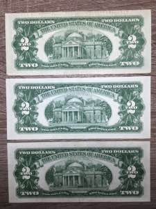 STATI UNITI. 2 Dollars serie 1963. Lotto di ... 
