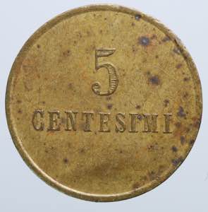 BARLETTA - Gettone da 5 centesimi impresa ... 