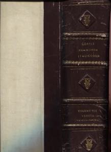 A.A.V.V. - Corpus Nummorum Italicorum.  Vol. ... 