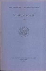 A.N.S. - Museum Notes 17. New York, 1971. ... 