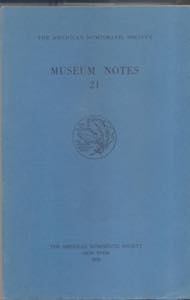 A.N.S. - Museum Notes 21. New York, 1976. ... 