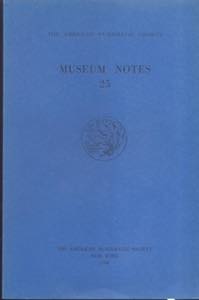 A.N.S. - Museum Notes 25. New York, 1980. ... 
