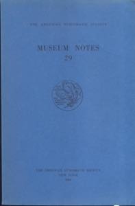 A.N.S. - Museum Notes 29. New York, 1984. ... 