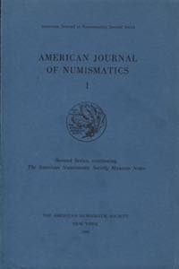 A.N.S. American Journal of Numismatics 1. ... 