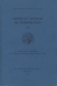 A.N.S. American Journal of Numismatics 3-4. ... 