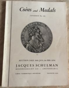 Schulman J.  Catalogue 226. Amsterdam 30 ... 