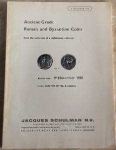 Schulman J. N. V. Catalogue. 248. Greek, ... 